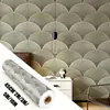 Papel de Parede Estilo Étnico Personalizado Adesivos de Parede à Prova d'Água Adesivos para Reforma de Móveis Papel de Parede para Decoração de Parede com Fundo de Madeira
