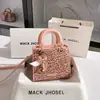 Dropshipping Bolso de Princesa Diana con Estampado de Leopardo Popular de Este Año Otoño e Invierno 2025 Nuevo Bolso Cruzado Portátil de Alta Gama Al por Mayor