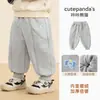 Pantalones de forro polar Kaka Panda para niños, pantalones deportivos para niños, ropa de invierno, pantalones largos de otoño e invierno para niñas, pantalones de chándal de invierno para bebé