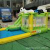Comércio exterior fábrica panda fornecimento inflável trampolim inflável trampolim slide equipamento de diversão crianças indoor viagens ao ar livre