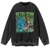 Otoño Nuevo Anime Clásico Dibujos Animados JOJO Maravillosa Aventura Sudadera de Cuello Redondo Oversize