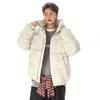 Jaqueta Outwear de Couro PU Espessado com Algodão e Logo Personalizável para Homens e Mulheres, Roupa de Inverno, Jaqueta de Algodão Solta, Jaqueta Pão, Jaqueta com Gola Alta para Homens