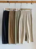 Pantalones Ligeros Transpirables para Mujer 2026 Nuevo Verano Estilo Japonés Elásticos Adelgazantes Sueltos Versátiles Pantalones Cortos Pantalones Globo