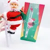 Contas de escalada elétricas Papai Noel escada de escalada simples escada de escalada dupla carrinho de veado com paraquedas escalada de chaminé corda de escalada brinquedos de Natal