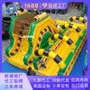 Resbaladilla Inflable Grande para Exteriores, Resbaladilla Engrosada y Resistente al Desgaste para Parque Infantil, Equipo de Diversión Plegable Portátil