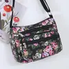 Bolso Cruzado Casual, Bolso Multicapa, Bolso Grande de Tela Oxford para Madre, Mochila para Personas de Mediana Edad, Bolso Cruzado de Lona para Teléfono Móvil