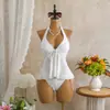 2026 Tankini de Dos Piezas con Tela Floral Especial Europea y Americana Bikini Sexy Transfronterizo