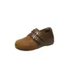 Zapatos Birkenstock Retro Súper Calientes con Tacón Oculto para Mujer Otoño 2026 Versátiles Antideslizantes Casuales Mocasines Planos Slip-On