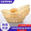 Venta al por mayor de cestas de mimbre tejidas para frutas, picnics y pan, cestas para bollos al vapor y cestas de sauce tejidas para almacenamiento de postres en la mesa.