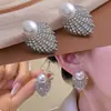 Oferta especial: Estilo Sencillo, Exquisitos Pendientes de Perla Incrustados con Diamantes Vintage para Mujer, Nuevo Diseño de Nicho de Lujo Ligero, Exquisitos, Modernos y Versátiles