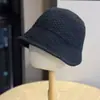 Nuevo Sombrero de Pescador de Lana Tejida Cálido Versátil Otoño e Invierno para Mujer, Sombrero de Cubo de Lana Irregular Adelgazante Largo por Detrás Corto por Delante