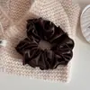 Goma de Pelo de Terciopelo Plisado Coreana para Mujer, Lazo para el Cabello de Alta Gama, Cuerda para Moño de Uso Diario, Accesorio para el Cabello