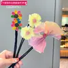 Ferramenta de Penteado Infantil Acessório de Cabelo Flor Fofa para Meninas Estilo Coreano Trançado Coque Despojado Ferramenta de Penteado