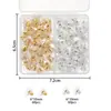 Set de tapones para los oídos multicolores, incluyendo cierres metálicos para pendientes, tapones de silicona antideslizantes y tapones transparentes; Materiales para accesorios de aretes DIY