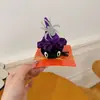 Sombreros de Halloween transfronterizos: Diadema de felpa de fantasma de calabaza, diseño versátil de nicho, disfraz de cosplay, accesorio para el cabello peculiar para mujeres