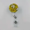 Logo Personalizado Fivela Retrátil Plana Cor Sólida Externa Puxador de Corda Retrátil Porta-Identificação Portátil Rápido