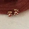 Pendientes de plata para mujer, estilo coreano, con explosiones en vivo, de alta gama y de lujo.