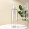 Yuzhuang Botella redonda de hombro de PET de 24 dientes para aceite esencial de 300 ml Botella de champú de acción de bomba Envase de botella de plástico vacío para el cuidado del cabello
