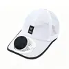 Gorra de béisbol con ventilador de verano para hombre, sombrero de sol con energía solar para mujer, gorra de protección solar de malla para proteger el rostro, gorra de béisbol al por mayor