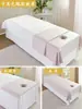 Set de tres piezas para salón de belleza de cubiertas de cama higiénicas, que incluye sábanas y una cubierta facial, no de algodón puro, para masaje y terapia, uso único por cliente