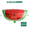 Globo de Película de Aluminio de Frutas y Verduras de Dibujos Animados para Fiesta de Verano Cactus Tropical Piña Sandía Fresa Globo de Película de Aluminio