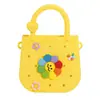 Nuevo Bolso Perforado DIY Monedero Bolsa de Playa de Silicona Bolso de Hombro Cruzado Mini Linda Bolsa de Almacenamiento