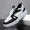 Zapatos coreanos para hombre, primavera 2024, nuevos zapatos de estilo americano retro de caña baja, zapatos casuales transpirables de moda que combinan con todo, zapatillas de plataforma