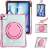 Comercio exterior para 2024 funda protectora para iPad Air 6 10.9 acrílico anti-flexión anillo grande soporte giratorio carcasa