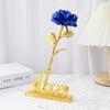 Simulación de siete colores lámina de oro de 24k caja de regalo de rosa tallo único regalo Qixi Día de San Valentín creativo cumpleaños fabricante transfronterizo