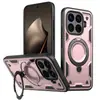 Funda para Teléfono Móvil Adecuada para Xiaomi 15Tpro Soporte Magnético Giratorio Anti-Caída Redmi Note15 Funda Anti-Caída de Cuatro Esquinas Todo Incluido