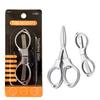 Tijeras de Pesca para Línea PE, Herramientas de Pesca Plegables de Acero Inoxidable, Tijeras Multifuncionales para Línea Dyneema