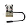 Comercio electrónico transfronterizo caricatura lindo panda tapa de goma para popote 8mm10mm a prueba de polvo joya para popote tubo recto joyería diy