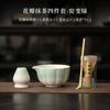 Cerimônia de Matcha Pétala Prato Imitação Canção Ferramenta de Chá Xícara de Chá Li Bai Ben Li Prato Cerâmico Doméstico Conjunto de Chá Bai Xi