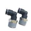 Fabricante de VPC PL conector pneumático rápido PL8-02PBT plástico conector de rosca macho PTPPNPT conector reto