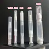 Caneta Vazia para Caneta Aplicadora de Óleo para Cutículas 2ml 4ml Caneta com Dispenser Rotativo, Conjunto de Cabeças de Pincel para Cabelo, Material de Embalagem para Caneta Aplicadora de Esmalte