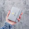 Nueva Cartera para Mujer Cartera Corta Mini Margarita Billetera Pequeña Plegable Estudiante Delgada Moda Suave Cartera Cartera