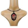 1 Pieza Moda Elegante Collar con Colgante de Hongo Venenoso Rojo Joyería Creativa Regalo Día del Árbol