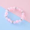En stock al por mayor pulsera elástica de cuentas para niños pulsera de cuentas redondas lindas para niñas pulsera de mejor amiga dulce joyería de color caramelo