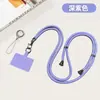 Cordão para Celular Alça de Pescoço Transversal Ajustável Retrátil Masculino Personalizado Criativo Corrente de Moda Porta Cartão de Chave Feminino