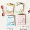 Gato Lindo Kuromi Oso Snoopy Animal Pequeño Clip en Página de Color Cuaderno Bloc de Notas Papelería para Estudiantes Cuaderno