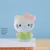 Nueva Decoración de Manualidades de Resina de Gato Coloridas Translúcidas Mate Figura Linda Creativa de Moda Adorno para Coche de Escritorio