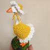 Conjunto de Sombrero de Ganso Mini Tejido a Crochet Nuevo de Gran Venta Transfronterizo, Ropa Creativa y de Moda para Mascotas