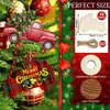 Nuevos 10 piezas adornos de Navidad de madera DIY etiquetas de madera en blanco sin terminar para pintar