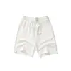 Roupas masculinas transfronteiriças estilo japonês 2026 verão bainha dividida esportivo casual solto texturizado calças de comprimento médio para homens atacado