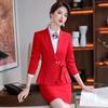 Ropa de trabajo nueva para otoño e invierno, moda de trabajo, traje, falda ol para mujer, moda estilo occidental, uniforme de azafata, uniforme de recepción para mujer