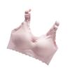 Fábrica Shantou Ice Silk espalda de lactancia ropa interior push up antiflacidez hebilla abierta posparto lactancia mujeres embarazadas sujetador fino