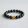 Pulsera de Obsidiana Colorida para Mujer, Estilo Coreano, Regalo Sencillo y Único, Pulsera Fina de Pareja para Mujer