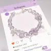 Explosões Super Fada Mori Cristal Lua Pulseira Feminina Design de Nicho Estudante Joker Cor Doce Pulseira de Namorada