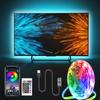 Tira de Luz USB RGB en Stock con Control Remoto de 24 Teclas Infrarrojo Bluetooth y App, Tira de Luz de 5V para Atmósfera de Fondo de TV Multicolor