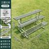 Estantería de flores de hierro forjado y acero inoxidable, para balcón, patio, escalera de piso a piso, multicapa, con estructura carnosa.